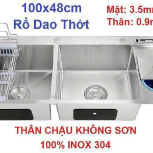 Chậu chén inox 304 18