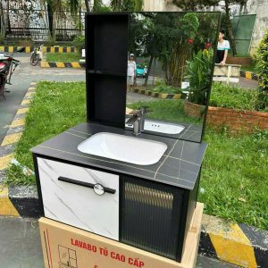 Tủ nhôm lavabo 02