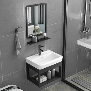 Tủ nhôm lavabo 25