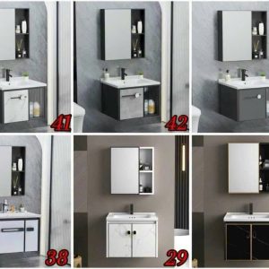 Tủ nhôm lavabo 03